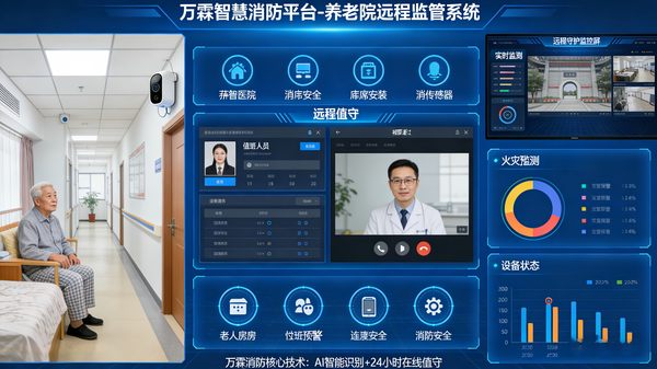 万霖lora养老院智慧消防找万霖，LoRa全场景覆盖，APP远程控制