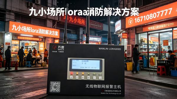 告别布线难题：万霖LoRa可燃气体探测器让公寓消防即装即用