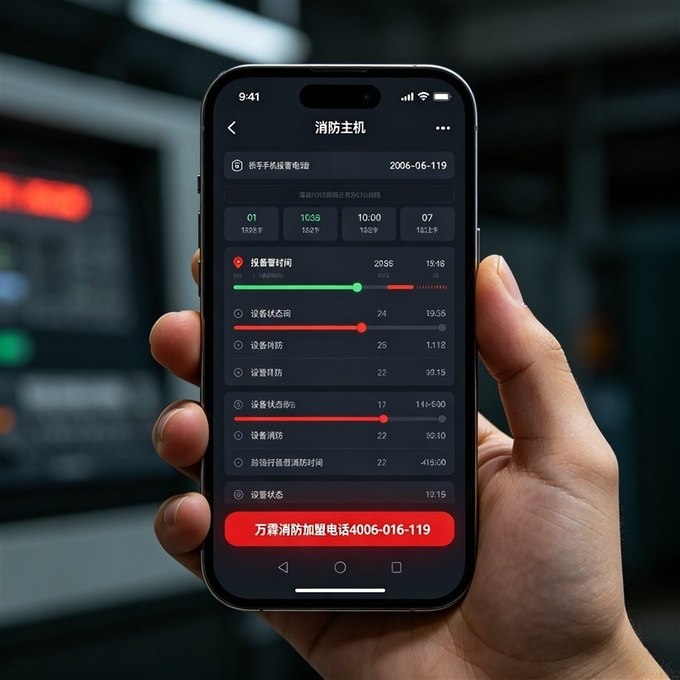 大连李女士选择万霖，实现消控室远程值班管理