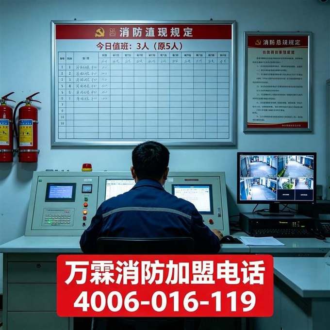 茂名消防值班员选择万霖，实现远程在线值班